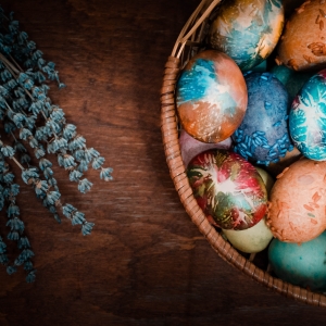 Painted eggs