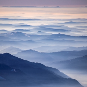 Panorama de pe Vf Ineu