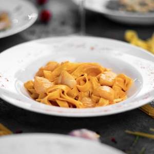 Tagliatelle cu Saint Jacques