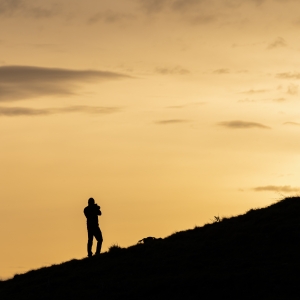 Lumina buna, fotograf fericit